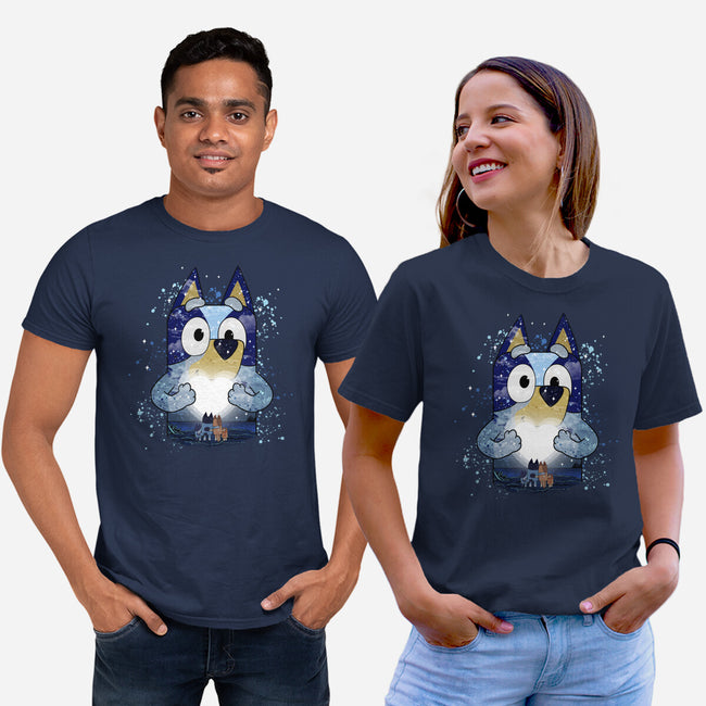 Heeler Family Love-Unisex-Basic-Tee-JamesQJO