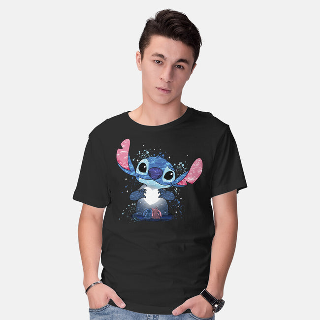 Stitch's Love-Mens-Basic-Tee-JamesQJO