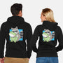 Big Friends-Unisex-Zip-Up-Sweatshirt-Rayuzu