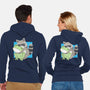 Big Friends-Unisex-Zip-Up-Sweatshirt-Rayuzu