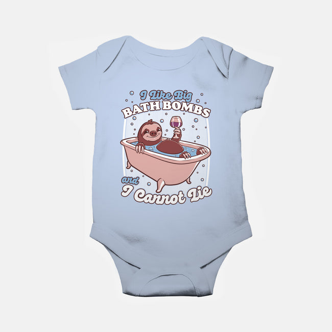 Relax Sloth Bubble Bathtub-Baby-Basic-Onesie-Studio Mootant