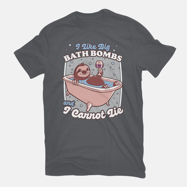 Relax Sloth Bubble Bathtub-Mens-Basic-Tee-Studio Mootant