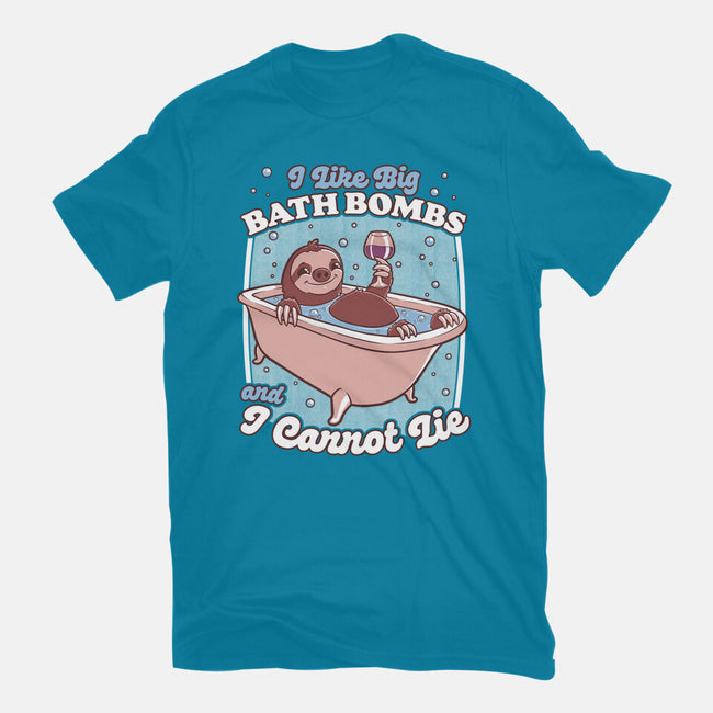 Relax Sloth Bubble Bathtub-Unisex-Basic-Tee-Studio Mootant