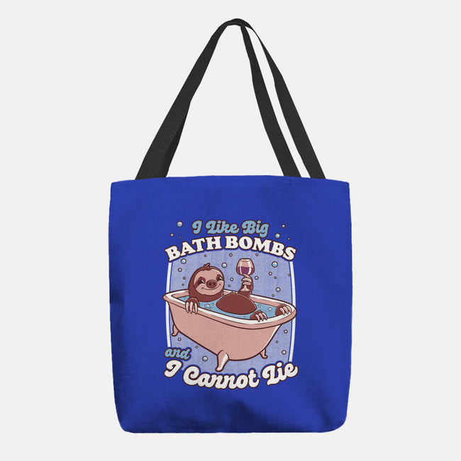 Relax Sloth Bubble Bathtub-None-Basic Tote-Bag-Studio Mootant