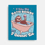 Relax Sloth Bubble Bathtub-None-Stretched-Canvas-Studio Mootant