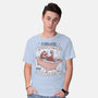 Relax Sloth Bubble Bathtub-Mens-Basic-Tee-Studio Mootant