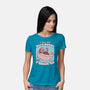 Relax Sloth Bubble Bathtub-Womens-Basic-Tee-Studio Mootant