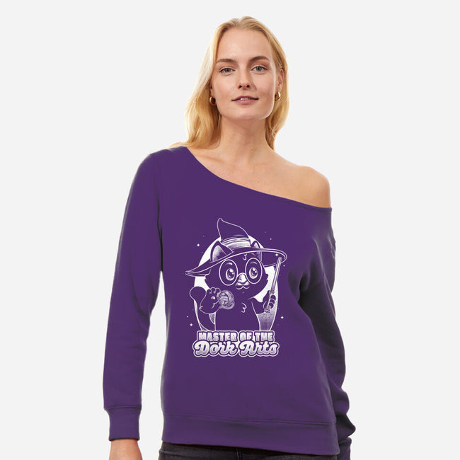 Dork Arts-Womens-Off Shoulder-Sweatshirt-Studio Mootant