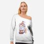 Shiba Antidepressant-Womens-Off Shoulder-Sweatshirt-tobefonseca