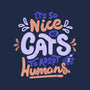 Cats Adopt Humans-None-Beach-Towel-tobefonseca