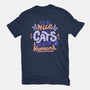 Cats Adopt Humans-Womens-Fitted-Tee-tobefonseca