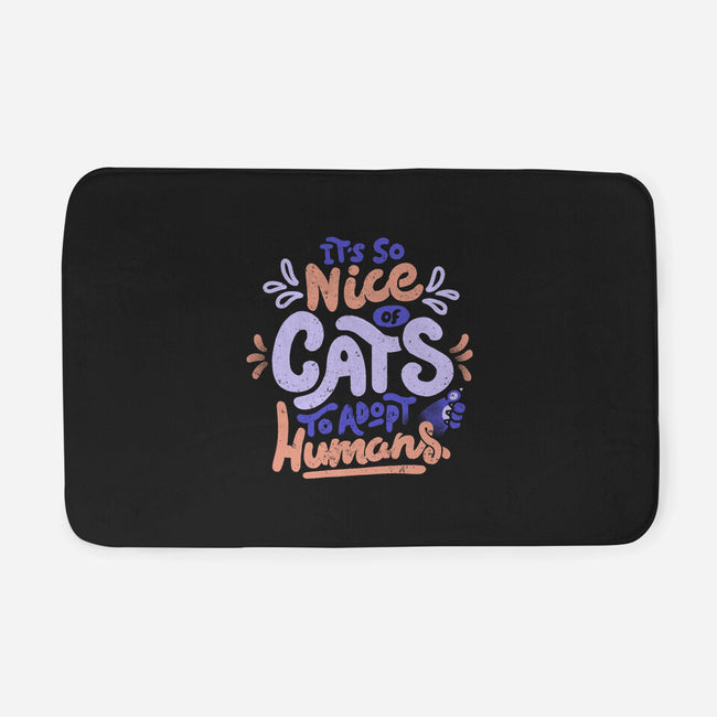 Cats Adopt Humans-None-Memory Foam-Bath Mat-tobefonseca