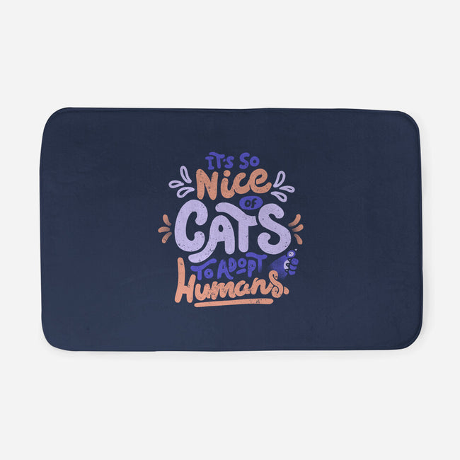 Cats Adopt Humans-None-Memory Foam-Bath Mat-tobefonseca