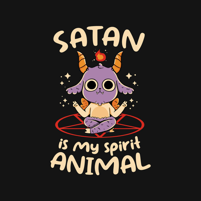 Satan Is My Spirit Animal-Unisex-Baseball-Tee-tobefonseca