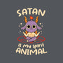 Satan Is My Spirit Animal-None-Fleece-Blanket-tobefonseca