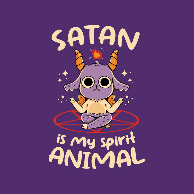 Satan Is My Spirit Animal-None-Beach-Towel-tobefonseca