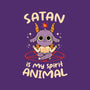 Satan Is My Spirit Animal-None-Beach-Towel-tobefonseca