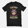 Satan Is My Spirit Animal-Mens-Basic-Tee-tobefonseca