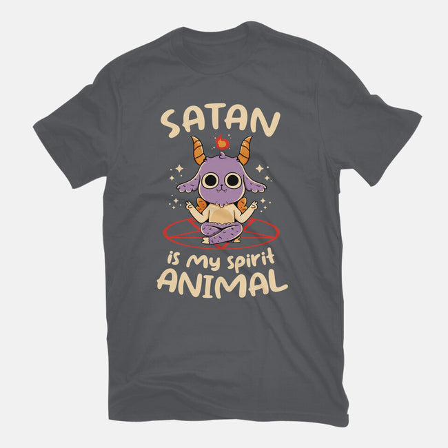 Satan Is My Spirit Animal-Mens-Premium-Tee-tobefonseca