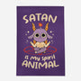 Satan Is My Spirit Animal-None-Indoor-Rug-tobefonseca