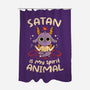 Satan Is My Spirit Animal-None-Polyester-Shower Curtain-tobefonseca