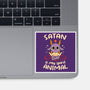 Satan Is My Spirit Animal-None-Glossy-Sticker-tobefonseca