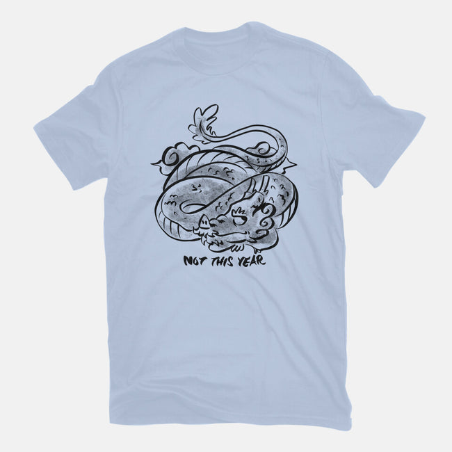 Bored Dragon-Unisex-Basic-Tee-spoilerinc