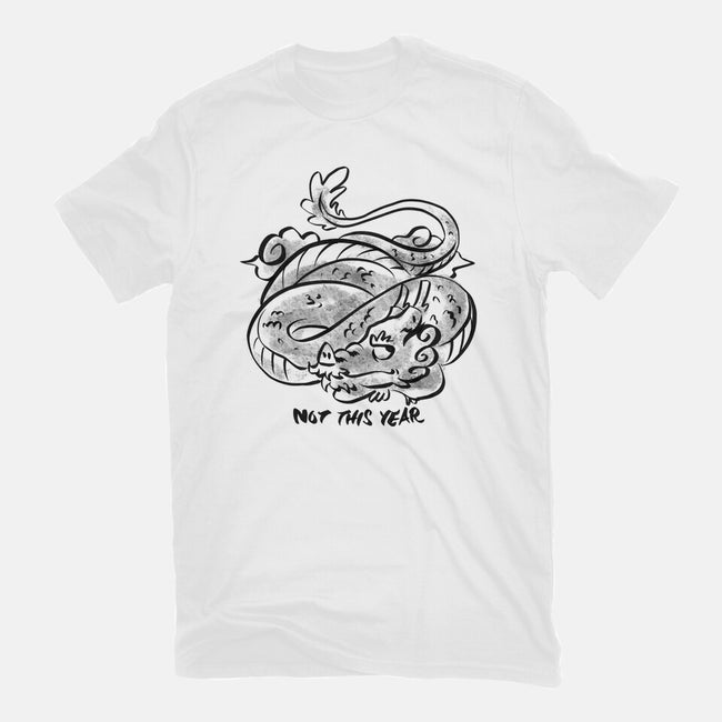 Bored Dragon-Unisex-Basic-Tee-spoilerinc