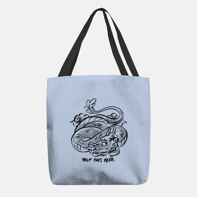 Bored Dragon-None-Basic Tote-Bag-spoilerinc