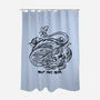 Bored Dragon-None-Polyester-Shower Curtain-spoilerinc