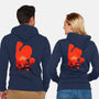 Mario Landscape-Unisex-Zip-Up-Sweatshirt-MaxoArt