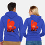 Mario Landscape-Unisex-Zip-Up-Sweatshirt-MaxoArt