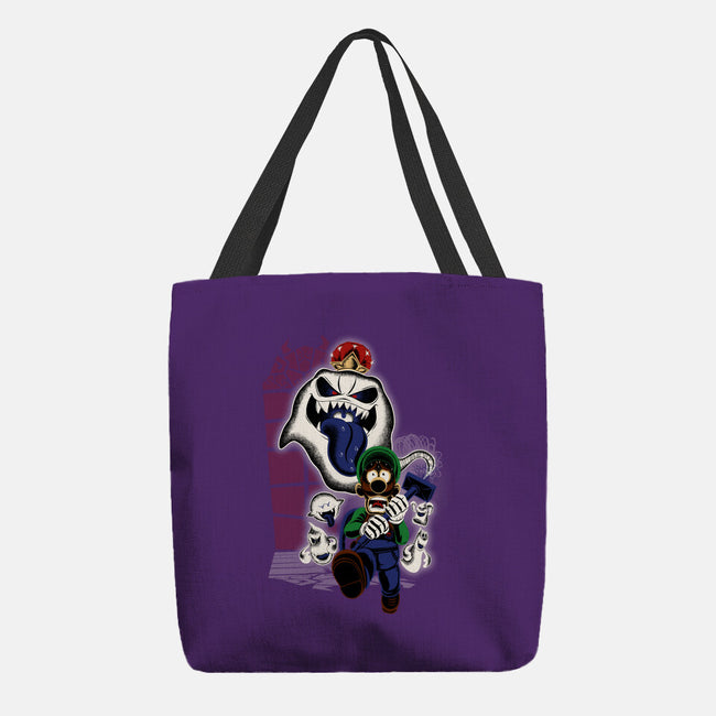 Mansion Ghost-None-Basic Tote-Bag-rmatix