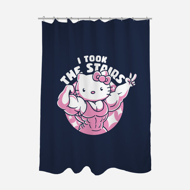 Hello Muscles-None-Polyester-Shower Curtain-estudiofitas