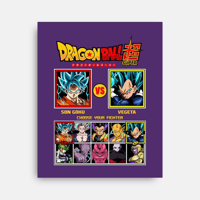 Saiyan Fighter-None-Stretched-Canvas-spoilerinc