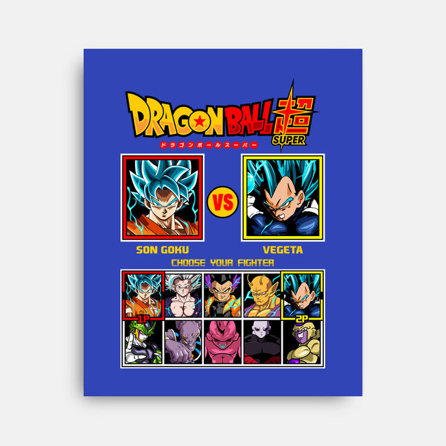 Saiyan Fighter-None-Stretched-Canvas-spoilerinc