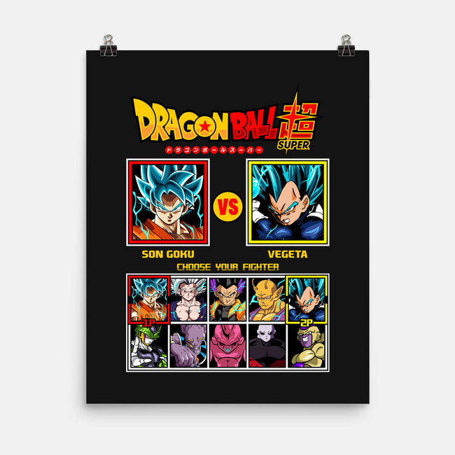 Saiyan Fighter-None-Matte-Poster-spoilerinc