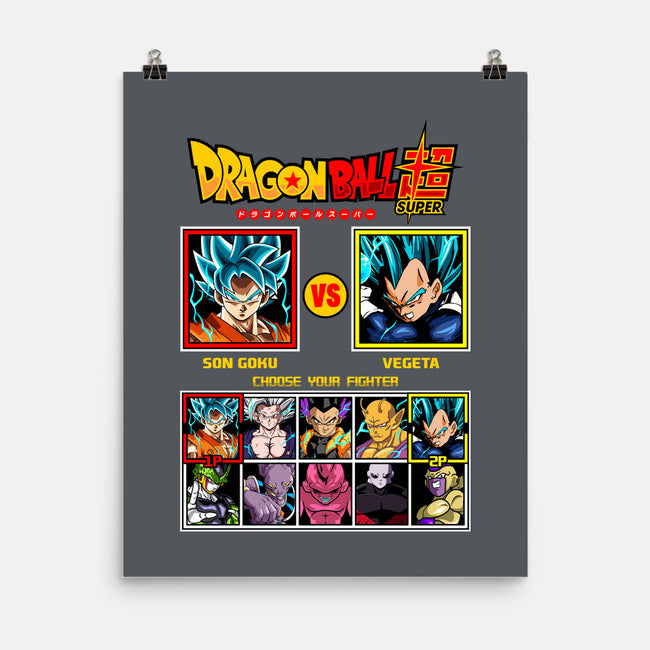 Saiyan Fighter-None-Matte-Poster-spoilerinc