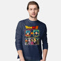 Saiyan Fighter-Mens-Long Sleeved-Tee-spoilerinc