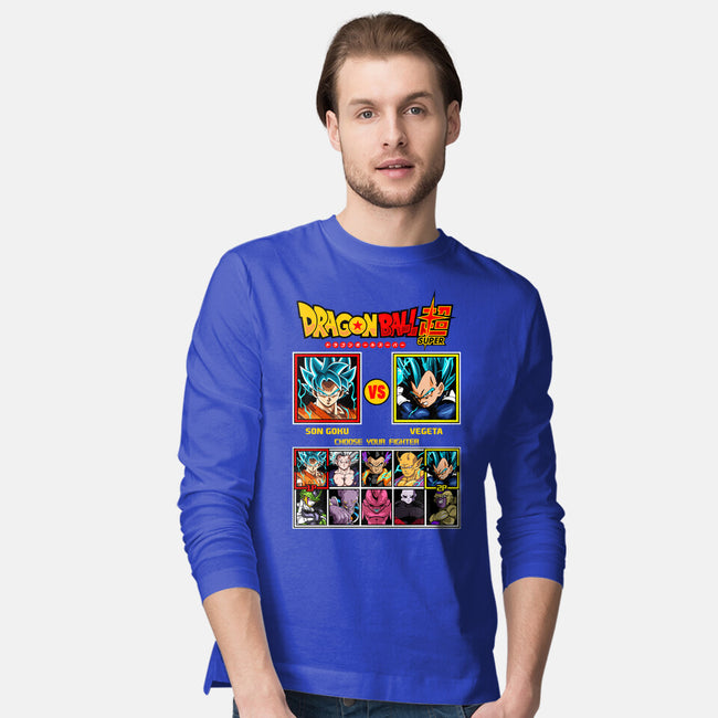 Saiyan Fighter-Mens-Long Sleeved-Tee-spoilerinc