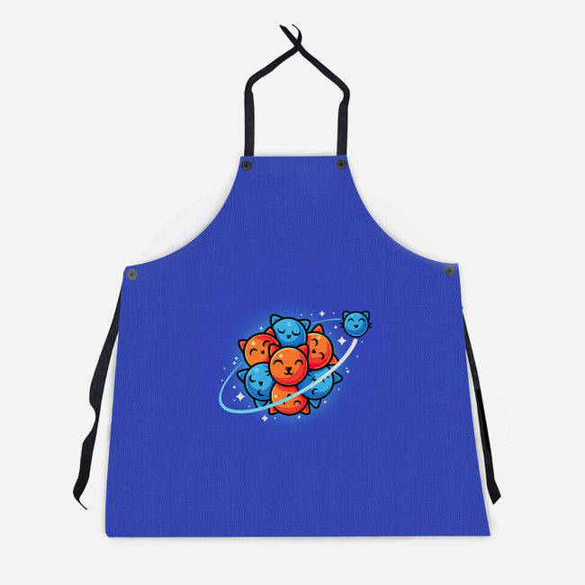 Cat Atom-Unisex-Kitchen-Apron-erion_designs