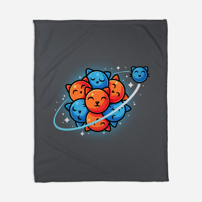 Cat Atom-None-Fleece-Blanket-erion_designs