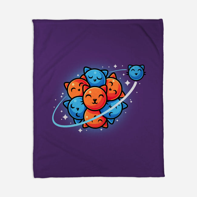 Cat Atom-None-Fleece-Blanket-erion_designs