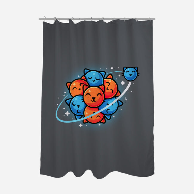 Cat Atom-None-Polyester-Shower Curtain-erion_designs