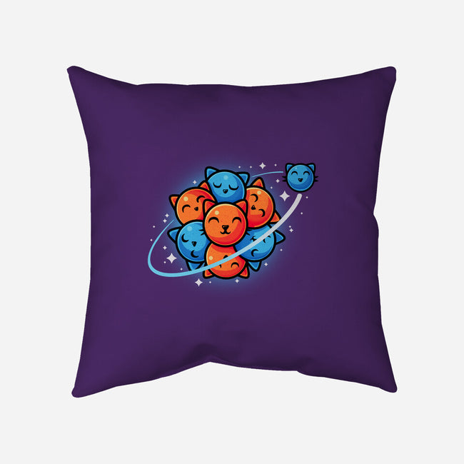 Cat Atom-None-Removable Cover-Throw Pillow-erion_designs