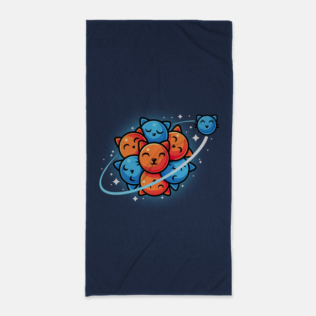 Cat Atom-None-Beach-Towel-erion_designs