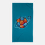 Cat Atom-None-Beach-Towel-erion_designs