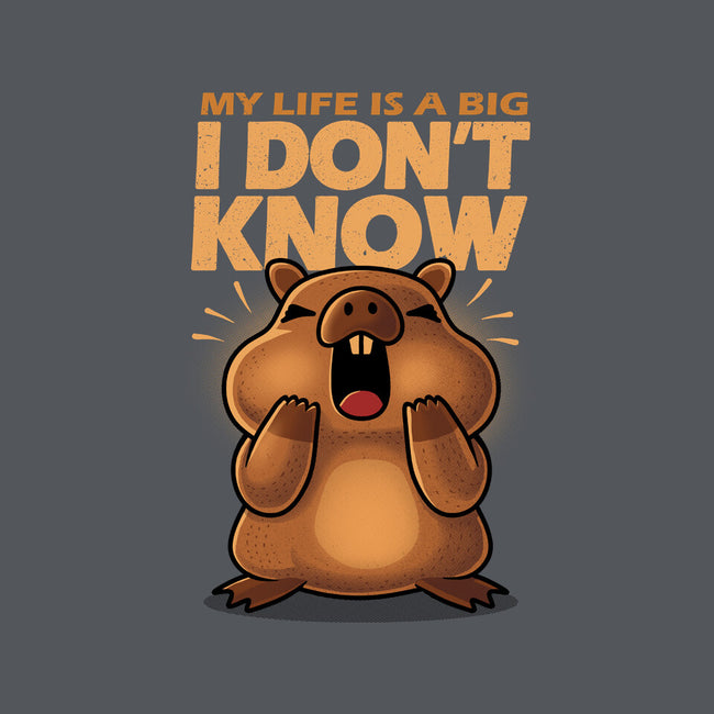 Confused Capybara-None-Glossy-Sticker-erion_designs