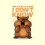 Confused Capybara-None-Glossy-Sticker-erion_designs