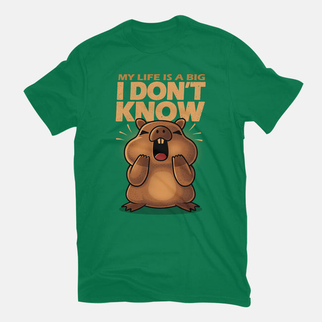 Confused Capybara-Mens-Basic-Tee-erion_designs